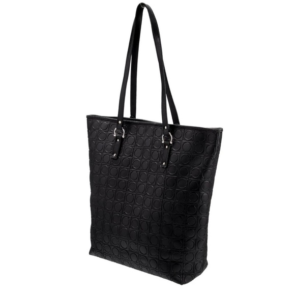 Salvatore Ferragamo Black Tote Bag - Picture 1 of 10